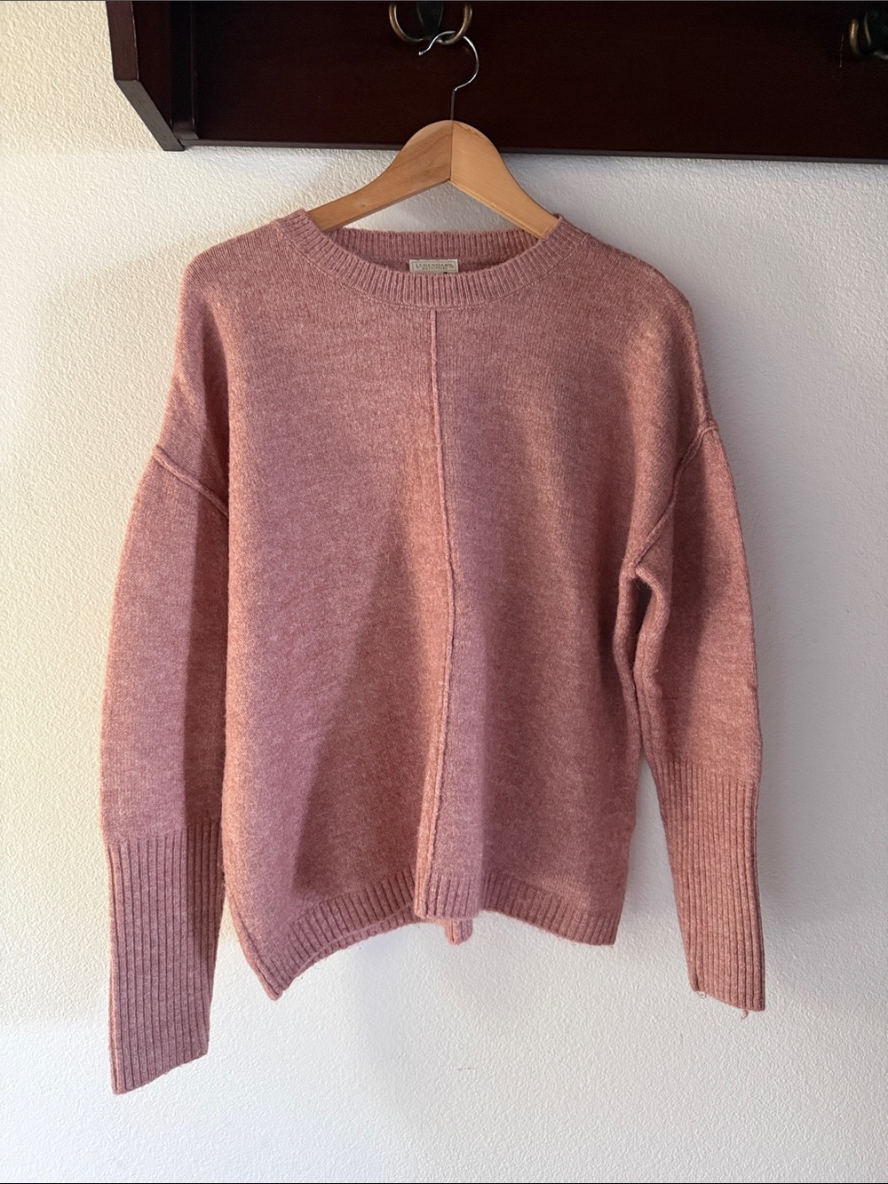 Legendary Outfitters Cozy Pink Blush Crewneck Sweater - Soft Knit Pullover